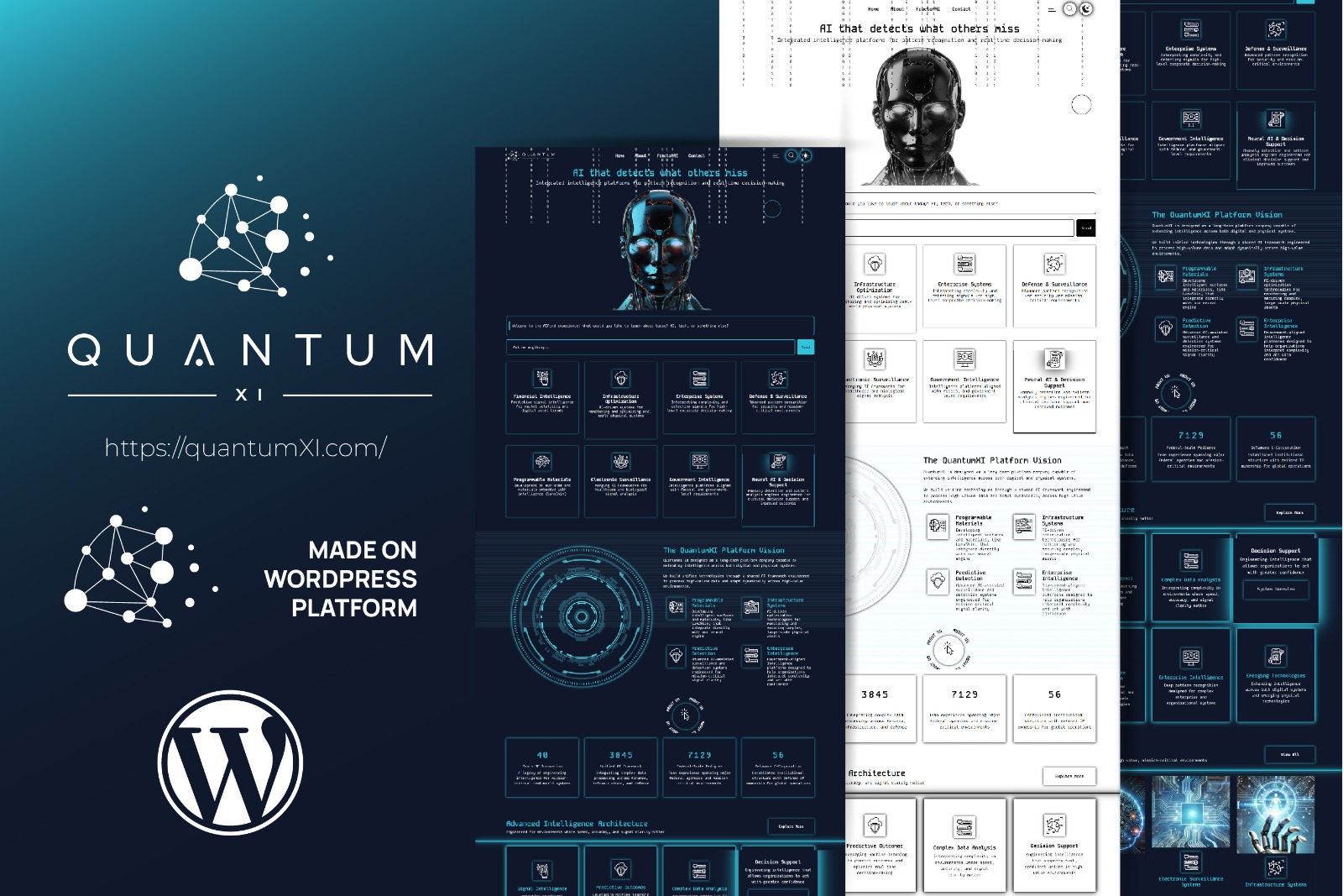 QuantumXI — AI Platform website