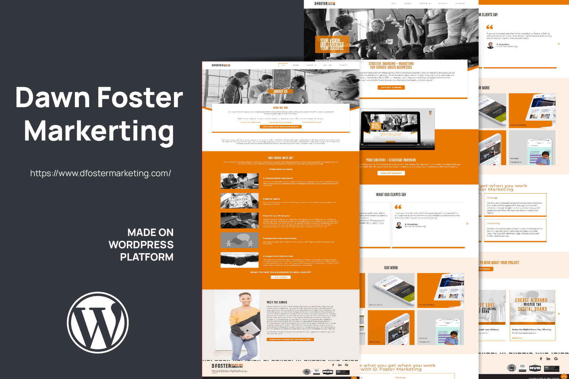 D. Foster Marketing — Marketing website
