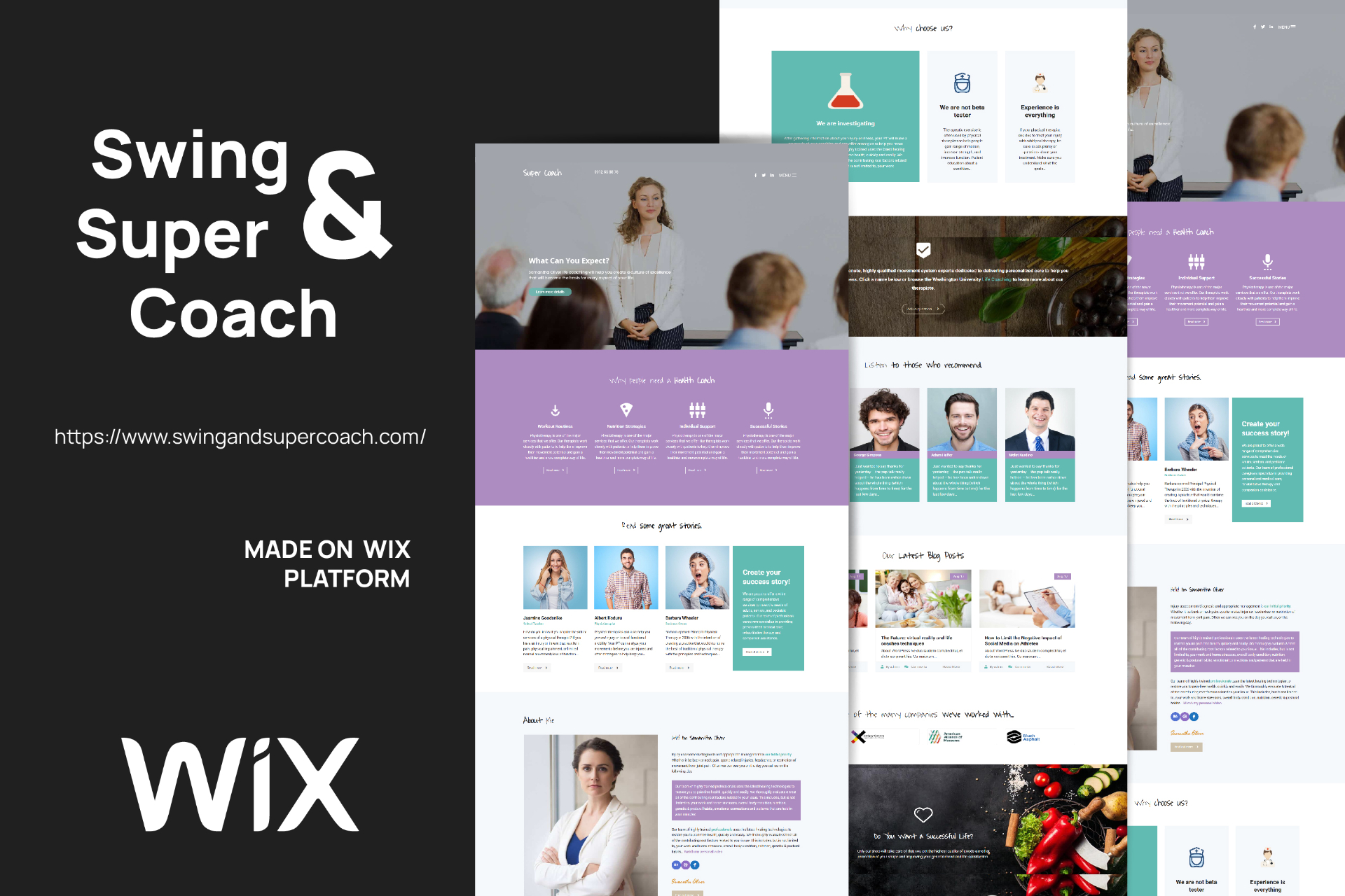 Swing & Super Coach — Coaching website